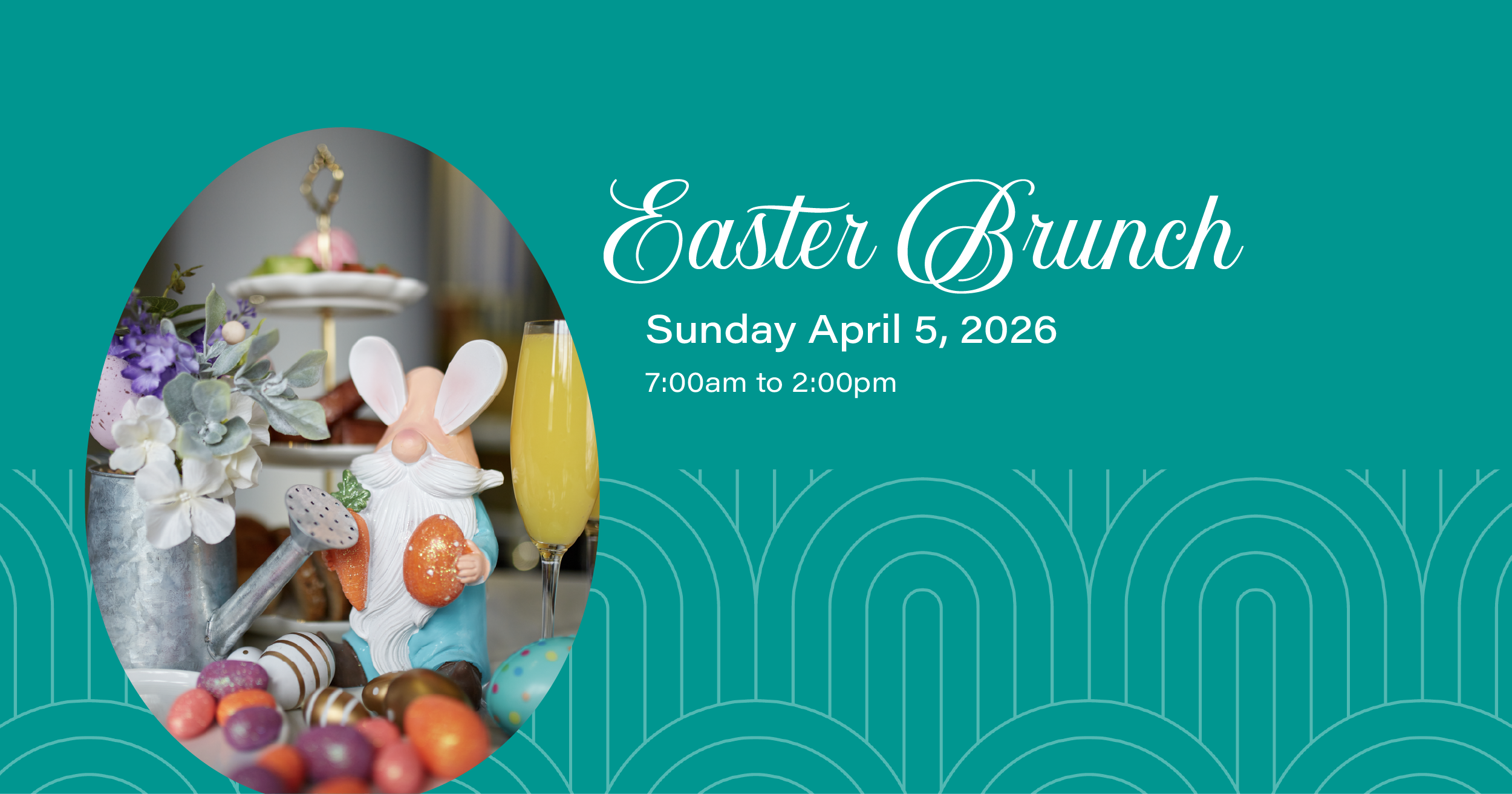 Brunch de Pâques | Easter Brunch | Menu 3 services - 3 course menu