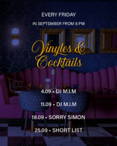 September 2026 DJ lineup at Le Bijou in Québec City, featuring DJ M.I.M, Sorry Simon and Short List every Friday from 8 PM.